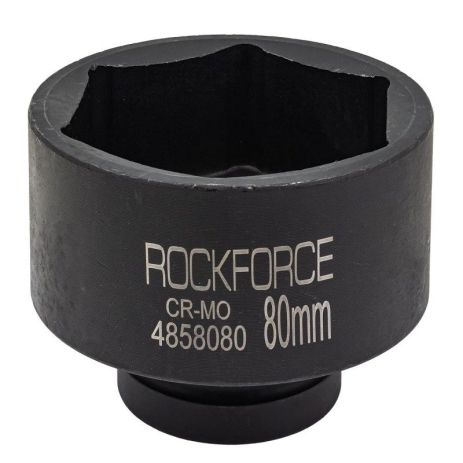 Головка ударна 1", 80мм (6гр.) ROCKFORCE RF-4858080