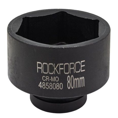 Головка ударная 1", 80мм (6гр.) ROCKFORCE FORSAGE RF-4858080