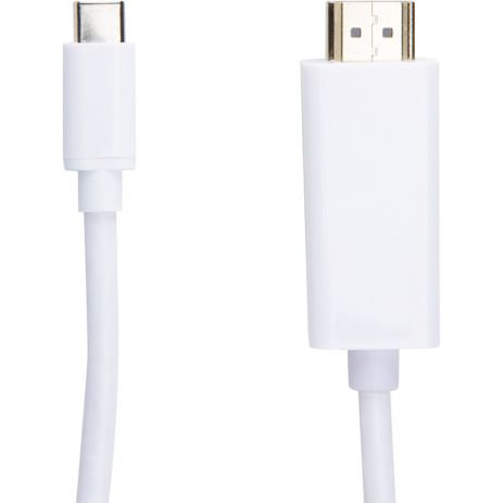 Відео кабель PowerPlant HDMI male - USB Type-C, 1.8м