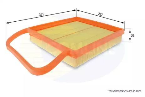 Фільтр повітряний VW POLO, SKODA FABIA, COMLINE (EAF481)