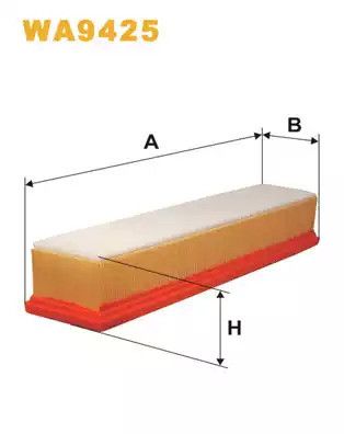Фільтр повітряний DACIA LOGAN, NISSAN KUBISTAR, RENAULT THALIA, WIX FILTERS (WA9425)