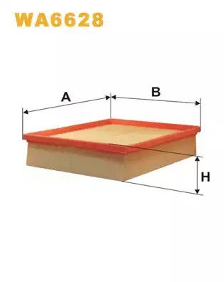 Фильтр воздушный LAND ROVER, WIX FILTERS (WA6628)