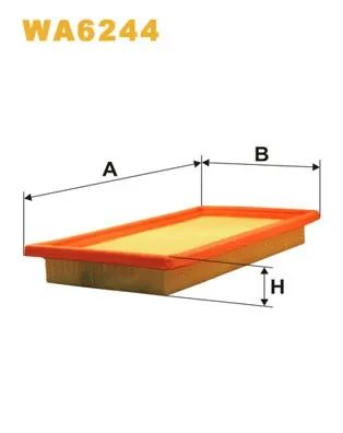 Фільтр повітряний FIAT PUNTO, WIX FILTERS (WA6244)