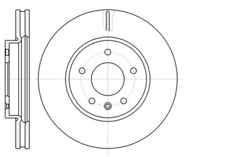 Диск тормозной CHEVROLET CAPTIVA, OPEL ANTARA, REMSA (6118310)