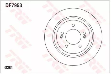 Диск гальмівний KIA OPTIMA, HYUNDAI i30, TRW (DF7953)