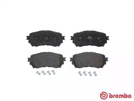 Комплект гальмівних колодок, дискове гальмо MAZDA 6, BREMBO (P49048)