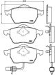 Комплект гальмівних колодок, дискове гальмо VW GOLF V, FORD GALAXY, BREMBO (P85060)