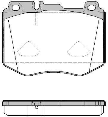 Комплект гальмівних колодок, дискове гальмо NISSAN NAVARA, MERCEDES-BENZ E-CLASS, WOKING (P1704300)