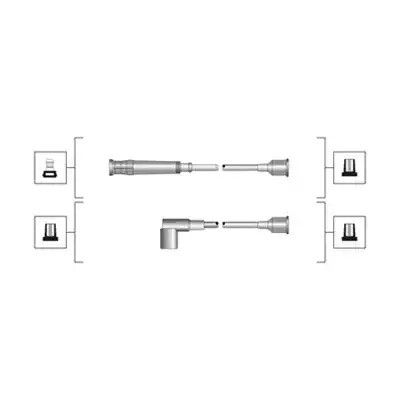 Комплект дротів запалювання BMW 7, MAGNETIMARELLI (941319170095)