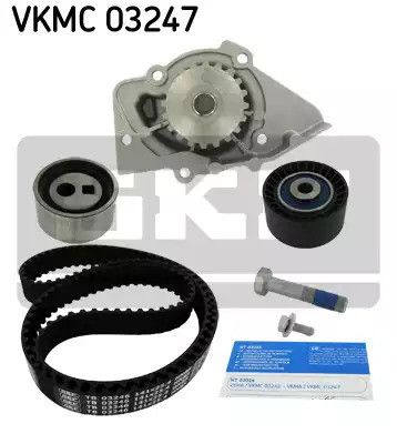 Помпа + комплект ременя ГРМ SUZUKI VITARA, LANCIA ZETA, SKF (VKMC03247)