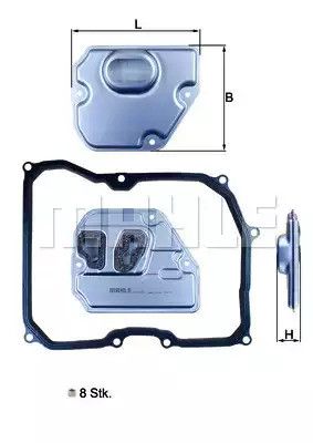 Фильтр АКПП MINI MINI, MAHLE/KNECHT (HX169KIT)