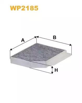 Фільтр салону MERCEDES-BENZ EQC, WIXFILTRON (WP2185)