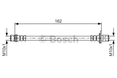 Шланг гальмівний TOYOTA COROLLA, BOSCH (1987481638)