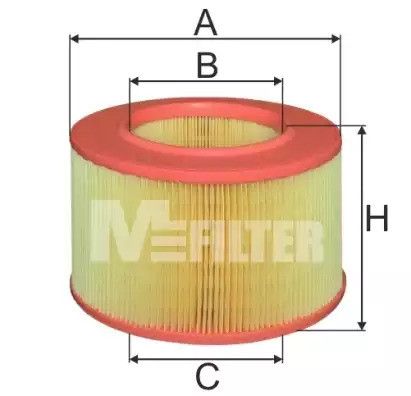 Фільтр повітряний RENAULT MEGANE, M-FILTER (A277)