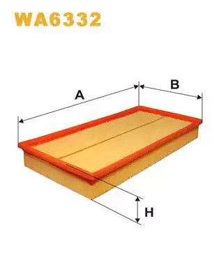 Фильтр воздушный VOLVO 850, WIXFILTRON (WA6332)