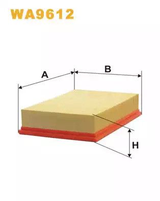 Фильтр воздушный LAND ROVER, WIXFILTRON (WA9612)