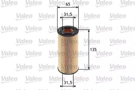 Фільтр масляний MERCEDES-BENZ E-CLASS, VALEO (586553)