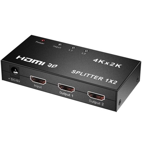 HDMI splitter 1x2 Haowei HW-4k102L