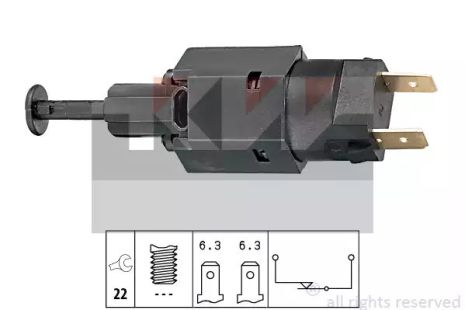 Выключатель датчик стоп сигнала CHEVROLET SPARK, LAND ROVER, MG MG, KW (510050)