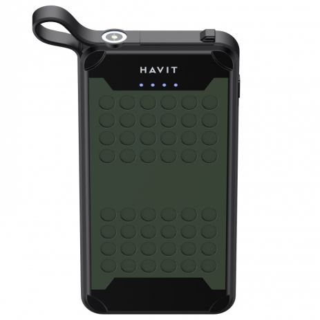 Захищений повербанк HAVIT FS214 IP67 Green 10000mAh