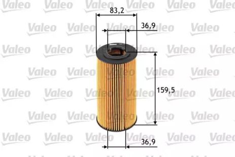 Фільтр масляний LAND ROVER, VAUXHALL OMEGA, VALEO (586537)