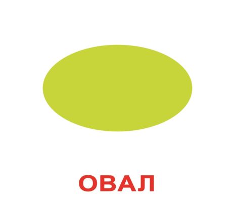 Картки великі російські з фактами, ламіновані "Форма і колір", 20 карт., у пак. 16,5*19,5см, ТМ Вундеркінд з