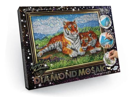 Набір для творчості "Діамантовий живопис Diamond mosaic", 10 видів, бол., в кор. 47*37*3см (10шт)