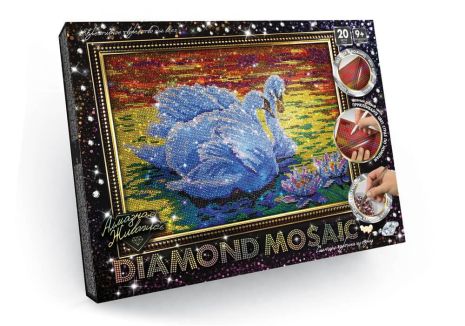 Набір для творчості "Діамантовий живопис Diamond mosaic", 10 видів, бол., в кор. 47*37*3см (10шт)