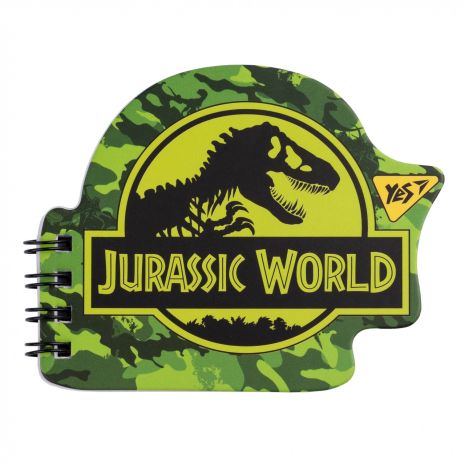 Блокнот А7/24 подвійний. спіраль "Jurassic World" ТМ YES, Україна