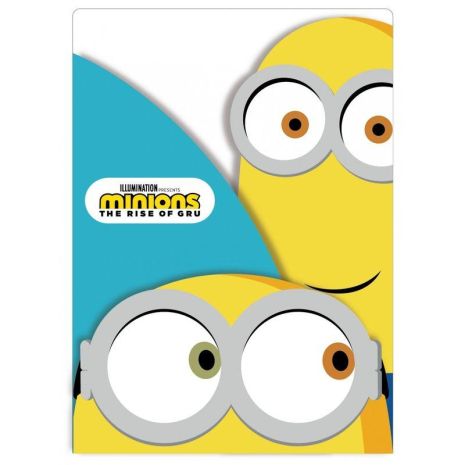 Папка - куток YES A4 "Minions", 3 фігурні відділення