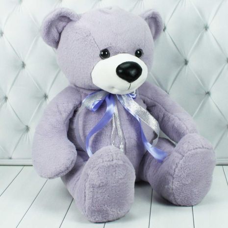 Медведь Teddy Luxury purple, 80см, ТМ Копіця, Україна