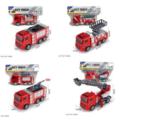 Пожежна Машина інерц., 4 вида, пак. 32*9*22см (72шт/2)