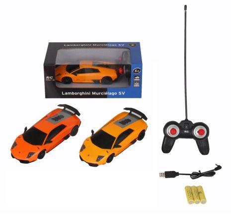 Машина акум. р/к MZ Lamborghini Murcielago SV 1:24, 2 кольор., в кор. 20*9*7см (24шт)