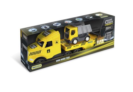 Машина "Magic Truck Technic" з вантажівкою, в кор. 80*20*29см, ТМ Wader