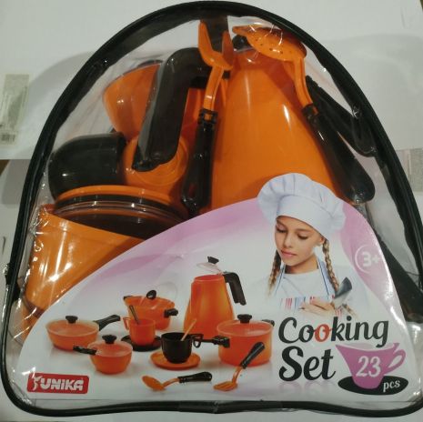 Набір посуду "Cooking Set", 23 предмети, в сумці 26*26*13см, ТМ Юніка, Україна (15шт)