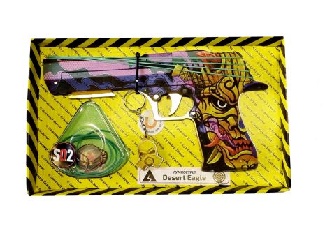 Гумкостріл Зібрана модель "DESERT EAGLE OROCHI" BOX, в кор. 23*17см, Сувенір Декор, Україна