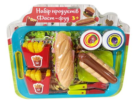 Набір продуктів у блістерній упаковці 33*30см, ТМ KINDER WAY, Україна(14шт/уп)