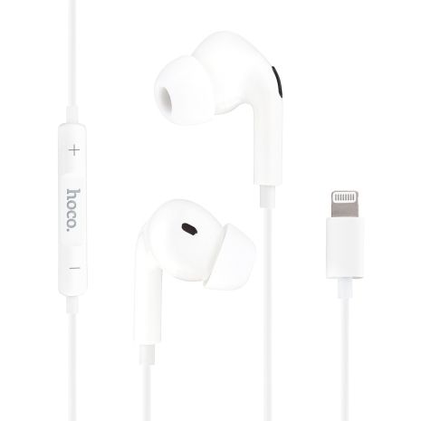 Наушники вакуумные Hoco M111 Pro Lightning white