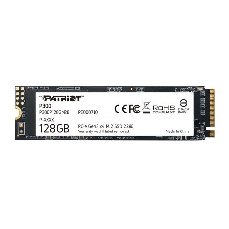 SSD M.2 Patriot P300 128GB NVMe 2280 PCIe 3.0 3D TLC