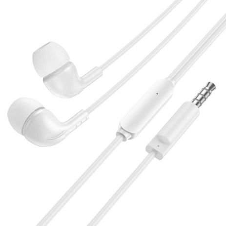 Наушники Borofone BM83 Craft universal earphones with mic (белый)