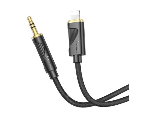 AUX кабель Hoco UPA30 Lightning to Jack 3.5 1m black