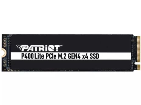 SSD M.2 Patriot P400 Lite 500GB NVMe 1.4 2280 Gen 4x4, 2700/3500 3D TLC