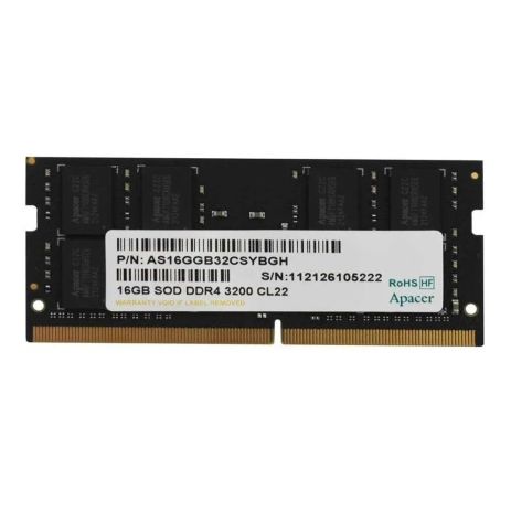 DDR4 Apacer 16GB 3200MHz CL22 1024x8 SODIMM