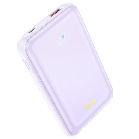 Повербанк Hoco Q21 Great 22.5W+PD20W fully compatible with digital display 10000mAh Purple