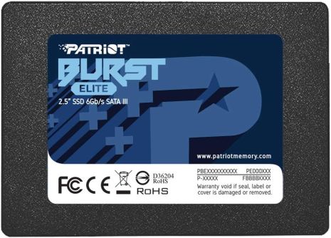 SSD Patriot Burst Elite 240GB 2.5" 7mm SATAIII TLC 3D