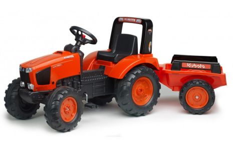 Дитячий трактор на педалях Falk 2060AB KUBOTA M135GX