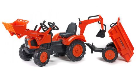 Детский трактор на педалях KUBOTA M135GX Falk 2090Z