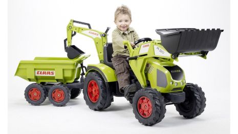 Дитячий трактор на педалях Falk 1010W Claas Axos