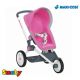 Коляска для кукол Smoby Maxi Cosi Quinny трехколесная Розовая (255097)