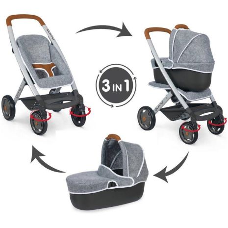 Коляска для куклы 3в1 Maxi Cosi Quinny Smoby 253104